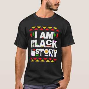 T-shirt I Am Black History Moth Tee fév 2023 Amer africain