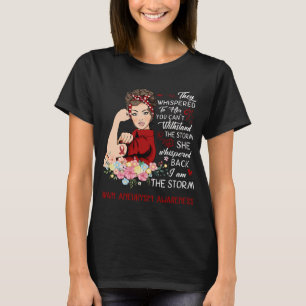 T-shirt I Am Storm Brain Aneurysm Awareness