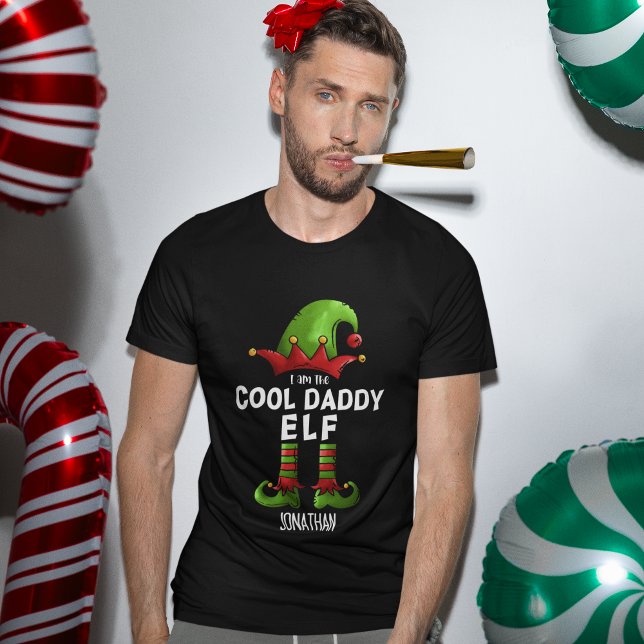 T-shirt I am The Cool Daddy Elf Funny Elf (Créateur téléchargé)