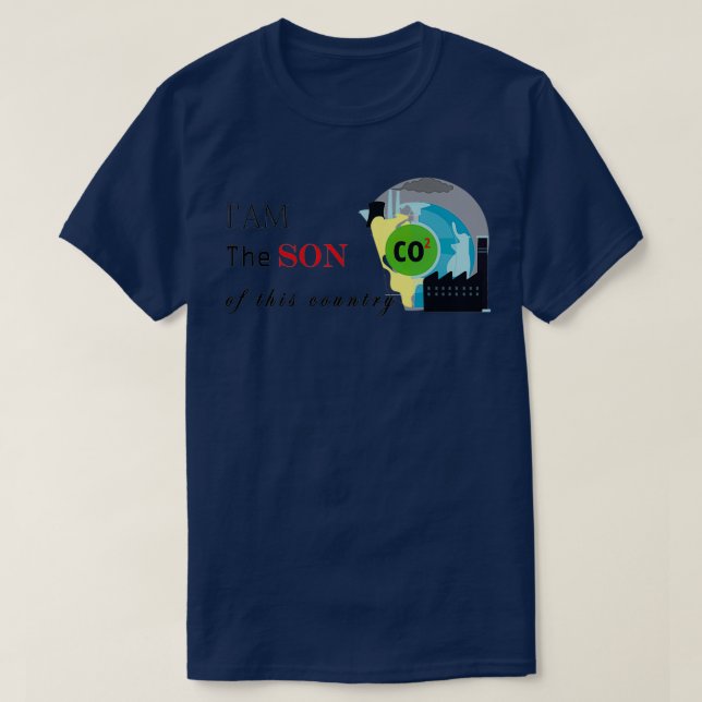 T-shirt I am the son of this country CO2 1 (Design devant)