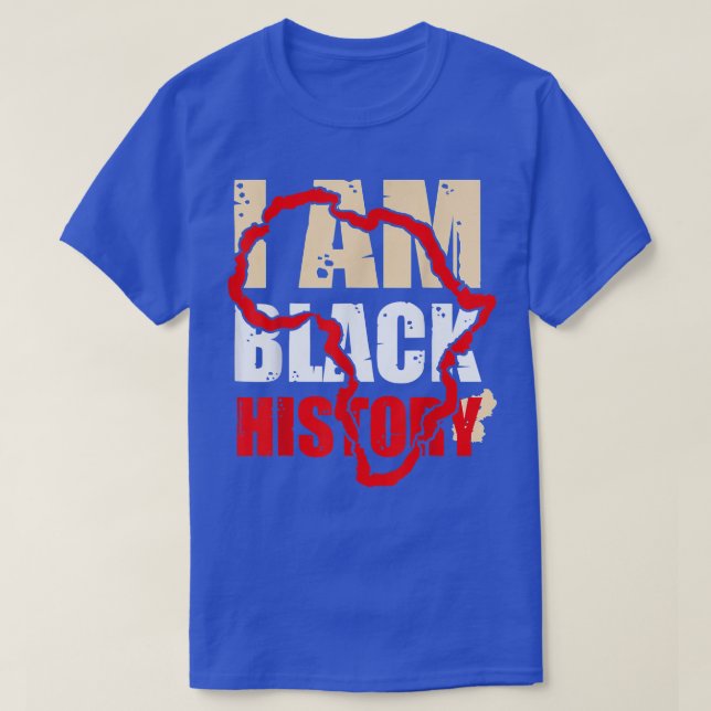 T-shirt I Amblack History D 4690 (Design devant)