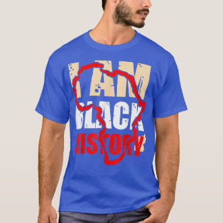 T-shirt I Amblack History D 4690