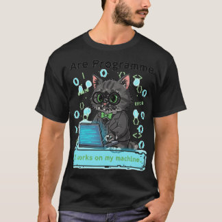 T-shirt I Are Programmer Whimsical Cat Developer Graphic