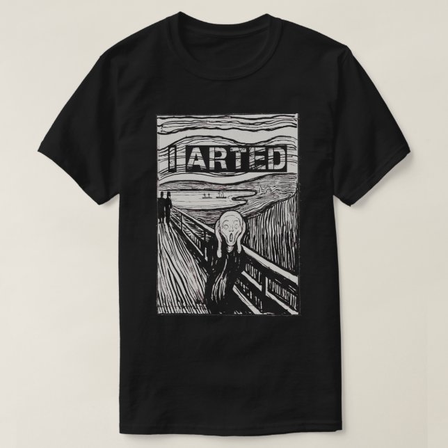 T-shirt I Arted Artist professeurs d'art drôle Peintre cad (Design devant)
