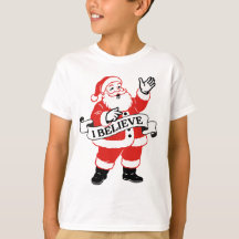 I believe in Santa - vintage art