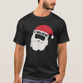 T-shirt I Believe Santa Beard Family Christmas Pajama I Be