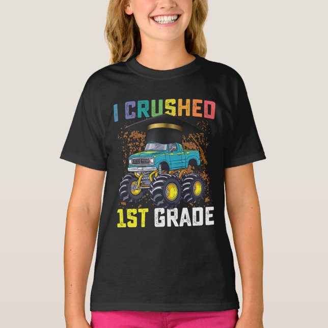 T-shirt I Broyé 1ère année Monster Truck Graduation (Devant)