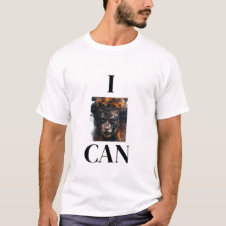 T-shirt "I Can" d'Art Inspirationnel