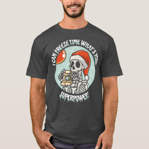 T-shirt I Can Freeze Time Whats Your Superpower Snow Caps