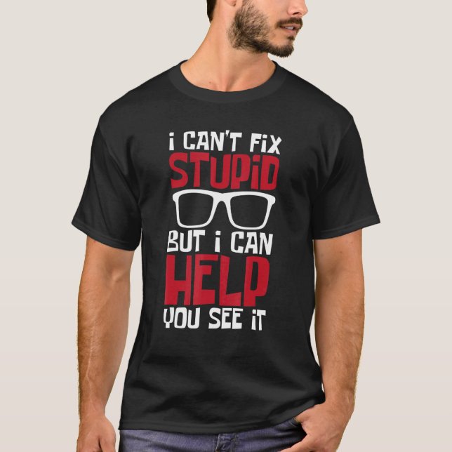 T-shirt I Can Help You See It  Optometrist Optometry Eye D (Devant)