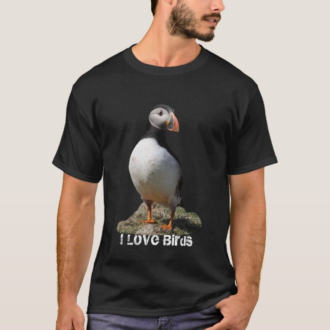 T-shirt I chemise de macareux d'inséparables (Devant)