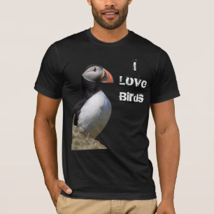 T-shirt I chemise de macareux d'inséparables