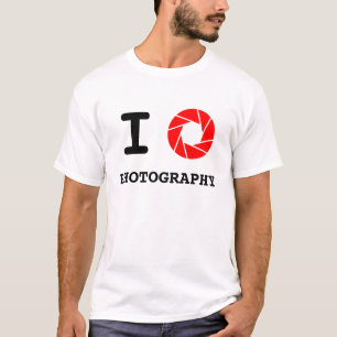 T-shirt I chemise de photographie de coeur