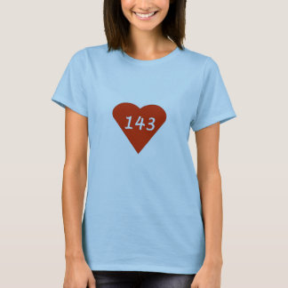 T-shirt I coeur 143