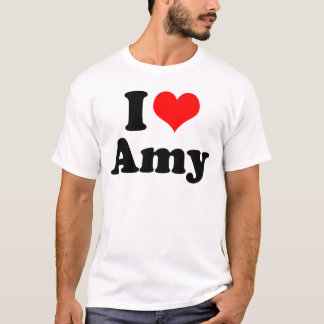 T-shirt I coeur/amour Amy