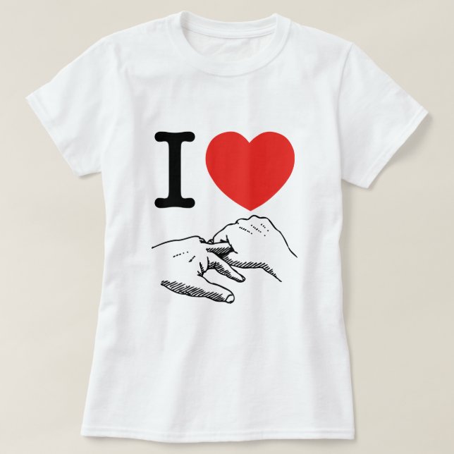 T-shirt I Coeur (Amour) Anal (Design devant)