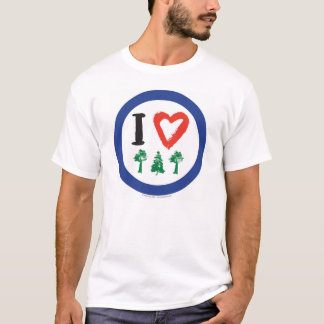 T-shirt I (Coeur) Arbres