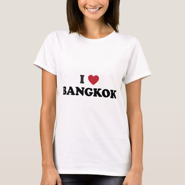 T-shirt I coeur Bangkok Thaïlande (Devant)