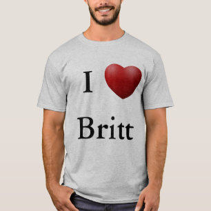 T-shirt I coeur Britt