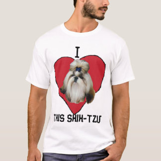 T-SHIRT I COEUR CE SHIH-TZU