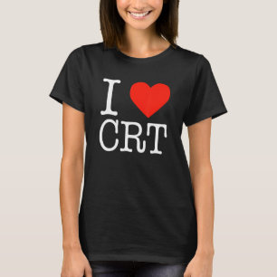 T-shirt I Coeur Crt critique Race Théorie Justice raciale