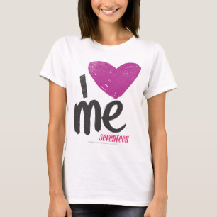 T-shirt I coeur je pourpre