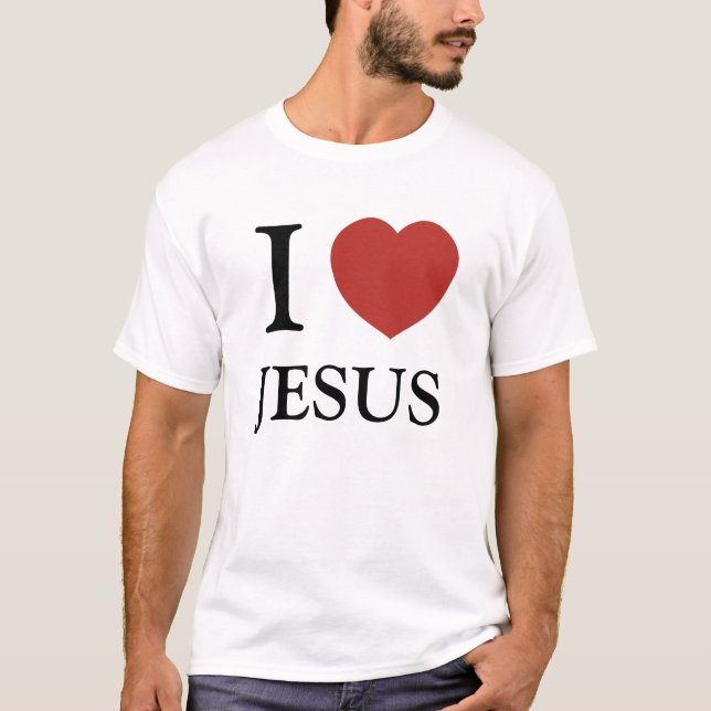 T-shirt I coeur Jésus (Devant)