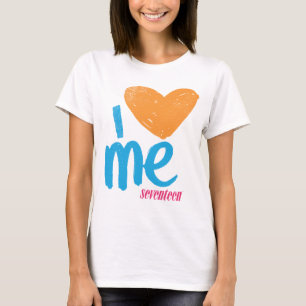 T-shirt I coeur j'Orange-Aqua