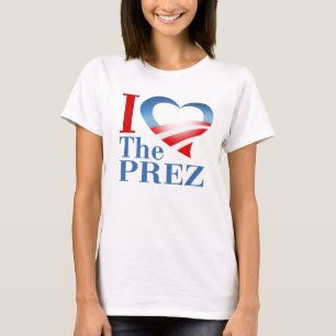 T-shirt I coeur le Prez