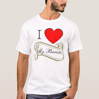 T-shirt I coeur mon barman
