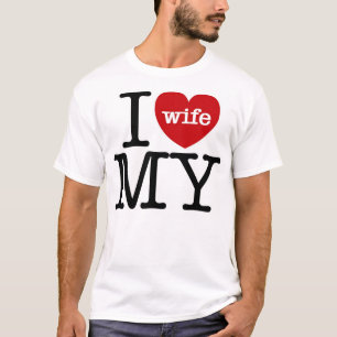 T-shirt I coeur mon épouse