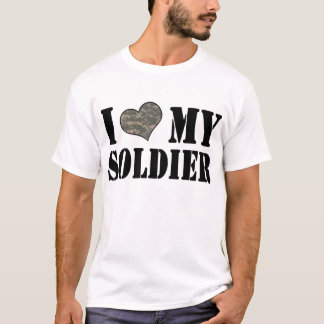 T-shirt I coeur mon soldat