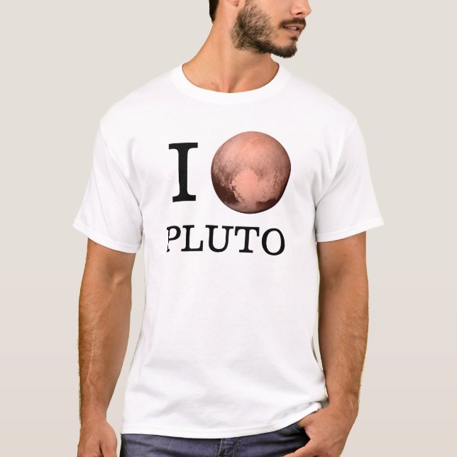 T-shirt I coeur Pluton (Devant)