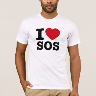 T-shirt i coeur SOS
