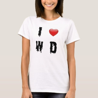 T-shirt I coeur WD