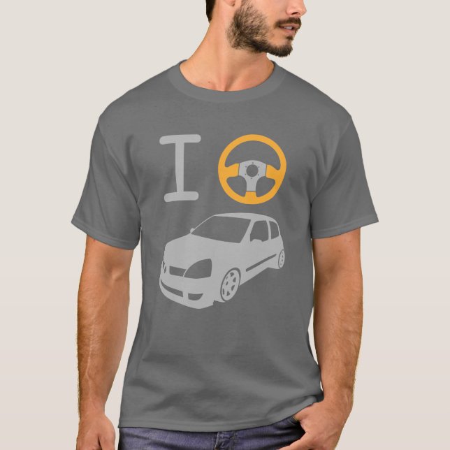 T-shirt I commande (d'amour) - Cl /version5 (Devant)