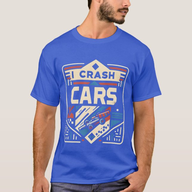T-shirt I Crash Cars vintage (Devant)