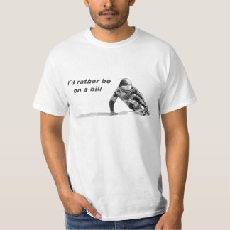 T-shirt I´d soit plutôt sur un blanc de colline
