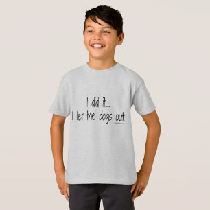 T-shirt I de l'enfant il a piqué