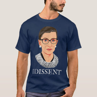 T-shirt I Dissent Shirt I Dissent Collar Rbg For Women I D