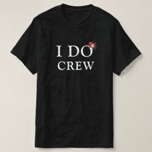 T-shirt I DO Crew Fiançailles anneau minimaliste mignonne