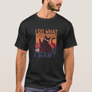 T-shirt I do what I want vintage cat lovers