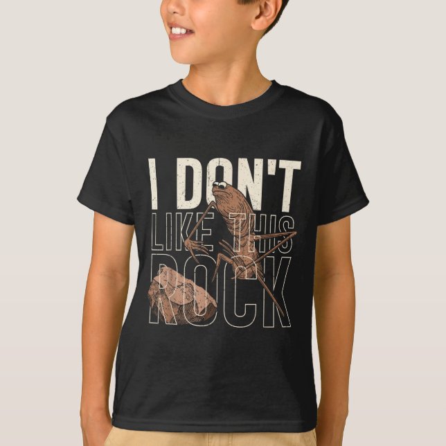 T-shirt I Don't Like This Rock Marcus The Worm Meme Funny  (Devant)