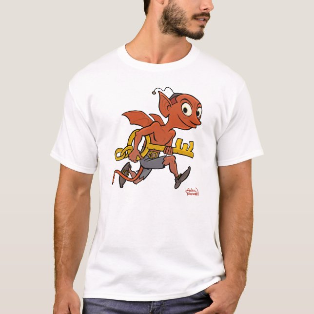 T-shirt i est pour le lutin (Devant)