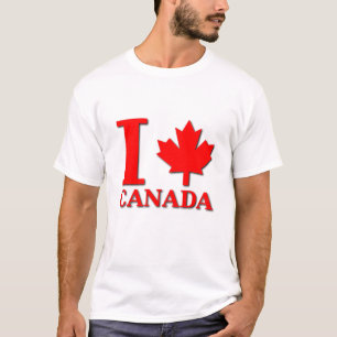 T-shirt I fierté de Canadien de chemise du Canada de