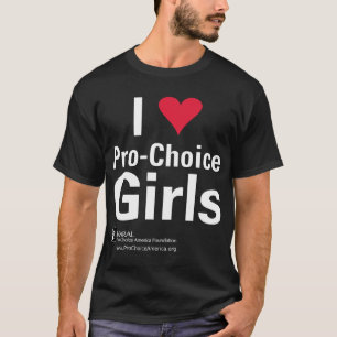 T-shirt I filles pour l'avortement et l'euthanasie de