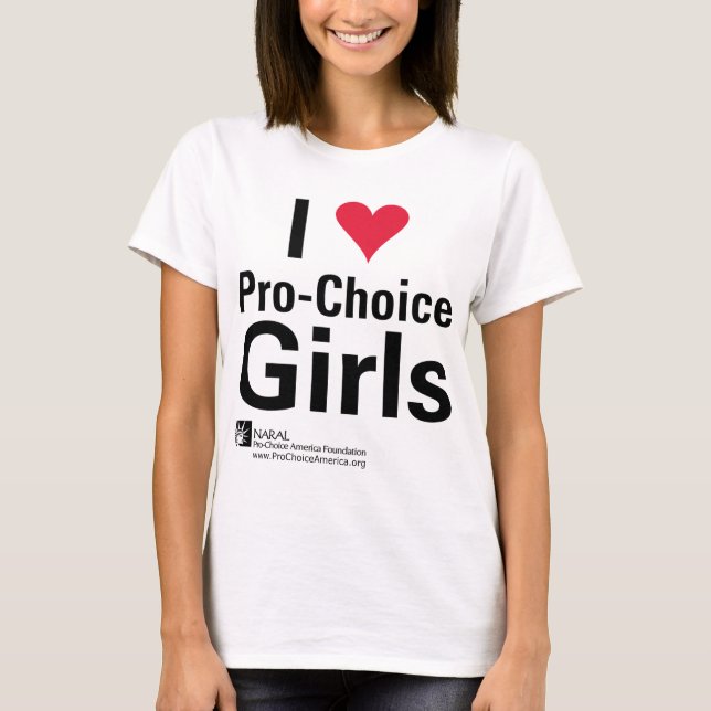 T-shirt I filles pour l'avortement et l'euthanasie de (Devant)