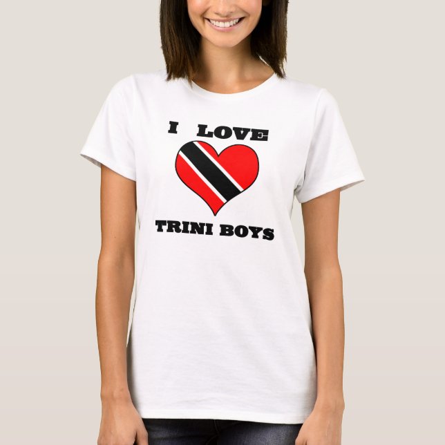 T-shirt I garçons de Trini de coeur (Devant)
