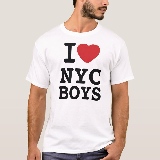 T-shirt I garçons du coeur NYC (Devant)