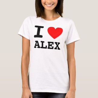 T-shirt I Heart Alex Shirt